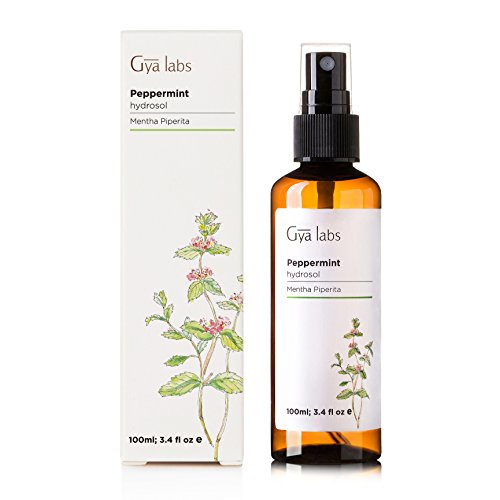 Product Cover Peppermint Essential Oil Spray - 100% Pure Hydrosol for Body, Skin and Face (3.4 oz) - Gya Labs