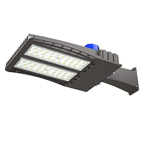 Product Cover AntLux 150W LED Parking Lot Lights Shoebox Pole Light, 18600lm 5000K, 450W HID/HPS Replacement, Outdoor Commercial Area Street Security Lighting Fixture, IP66 Waterproof, Arm Mount, Photocell Included