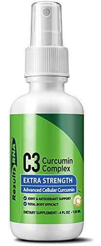 Product Cover Results RNA C3 Curcumin Complex | Extra Strength Joint Spray for Joint & Muscle Support (4 oz)