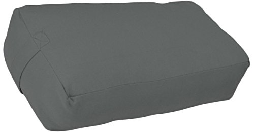 Product Cover YogaAccessories Supportive Rectangular Cotton Yoga Bolster (Light Gray)