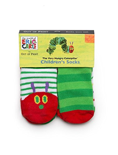 Product Cover Out of Print World of Eric Carle, The Very Hungry Caterpillar Unisex Socks 4-Pack 2T-3T