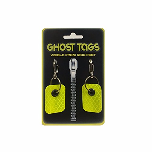 Product Cover Ghost Tags Small Metal Clip Pet Safety Reflector Visible from 1200 Feet!
