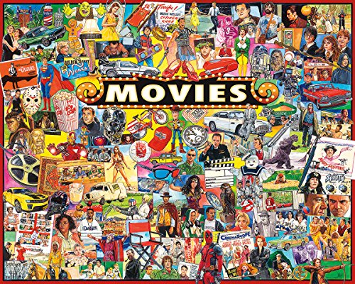 Product Cover White Mountain Puzzles The Movies - 1000 Piece Jigsaw Puzzle
