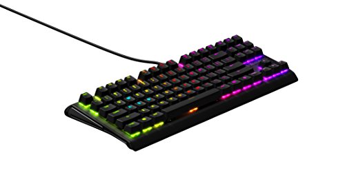 Product Cover SteelSeries Apex M750 TKL RGB Tenkeyless Mechanical Gaming Keyboard - Aluminum Frame - RGB LED Backlit - Linear & Quiet Switch - Discord Notifications