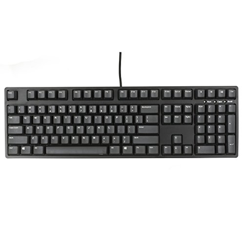 Product Cover iKBC CD108 Mechanical Keyboard with Cherry MX Brown Switch for Windows and Mac, Full Size Wired Computer Keyboards with PBT OEM Profile Keycaps for Desktop and Laptop, 108-Key, Black Color, ANSI/US