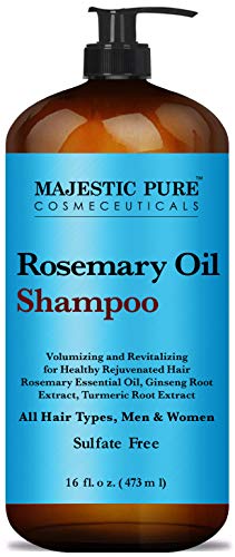 Product Cover Majestic Pure Rosemary Shampoo, Sulfate Free with Pure Rosemary Essential Oil, Growth Promoting Anti Hair Loss for Men & Women - 16 fl oz