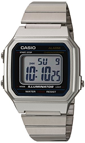 Product Cover Casio Men's Classic Quartz Watch with Stainless-Steel Strap, Silver, 22.7 (Model: B650WD-1ACF)