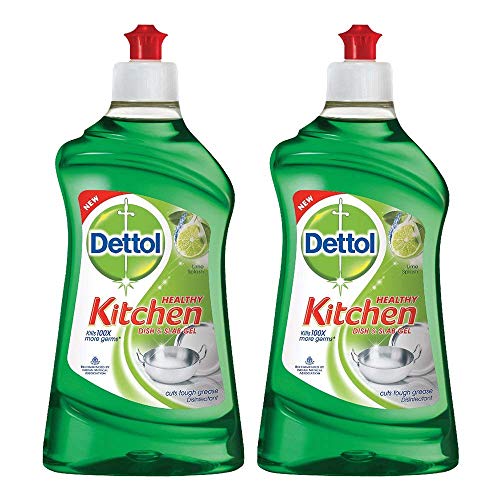 Product Cover Dettol Kitchen Gel - 400 ml (Lime, Pack of 2)