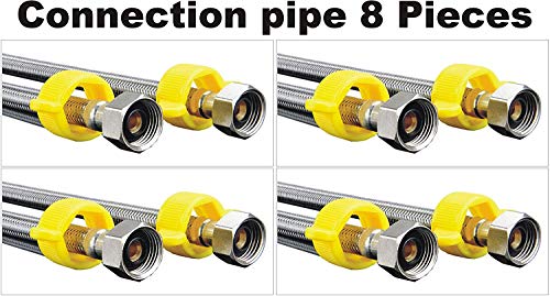 Product Cover DRIZZLE 18 Inch Heavy Duty Connection Pipe - 8 Pieces