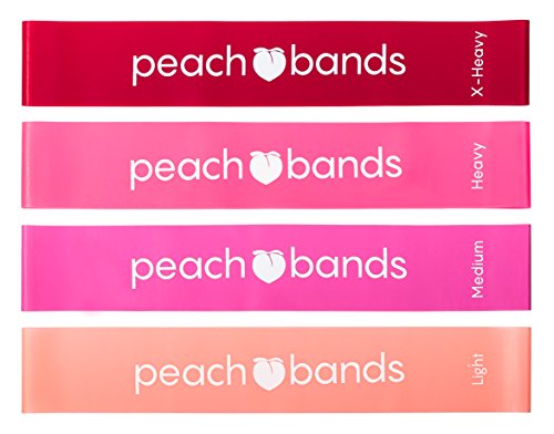 Product Cover Peach Bands Resistance Bands Set - Exercise Workout Booty Bands for Legs and Butt