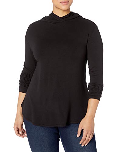 Product Cover Amazon Brand - Daily Ritual Women's Plus Size Supersoft Terry Long-Sleeve Hooded Pullover