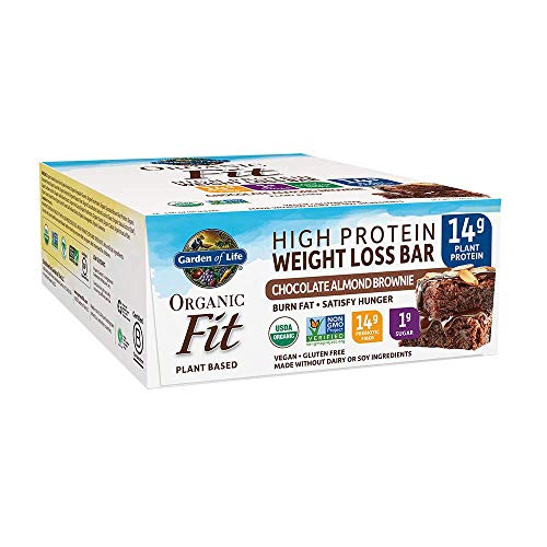 Product Cover Garden of Life Organic Fit Bar Chocolate Almond Brownie, 12 Count per box, 23.3 Ounce