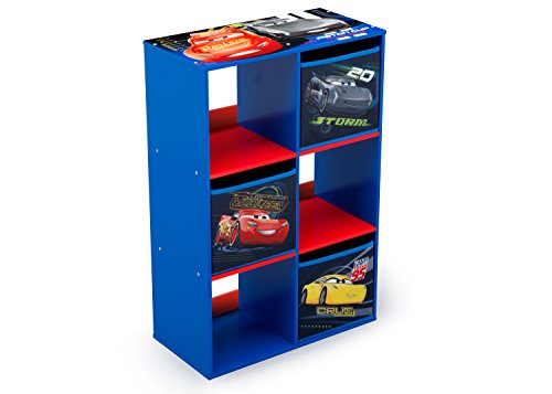 Product Cover Delta Children 6 Cubby Storage Unit, Disney/Pixar Cars