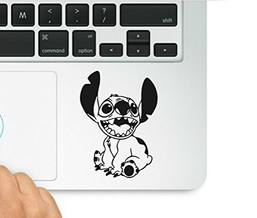 Product Cover Lilo and Stitch-Stitch Decal- Decal & Sticker Pros Motivational Quote Printed on Clear Vinyl Compatible with All MacBook Pro, Retina, and Air