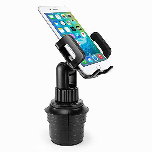 Product Cover Cellet Car Cup Holder Mount for Apple iPhone Xr Xs Max X 8 7 Samsung Note 10 9 8 Galaxy S10e S10 Plus S9 Plus S8 Plus LG V40 G7 G6 Q7+ Stylo 4 V35 Moto G6 X4 Google Pixel 3 XL (Short Neck 6in)