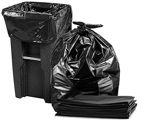 Product Cover 95-96 Gallon Trash Can Liners, Extra Large Garbage Bags, Equivalent to 2 Mil Strength, 25/Case, 61