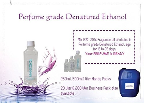 Product Cover Perfume Grade Denatured Ethanol 250ml