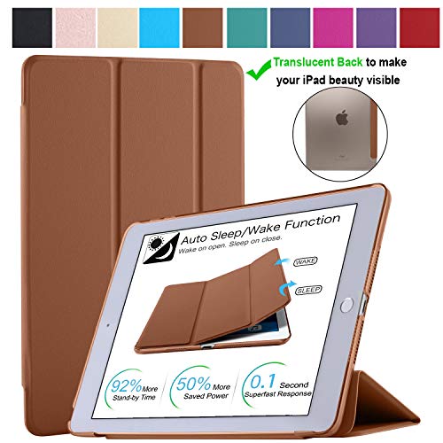 Product Cover DuraSafe Cases for iPad Air 1 Gen 2013-9.7 Inch [ A1474 A1475 ] Smart Cover - Brown (UltraSlim)