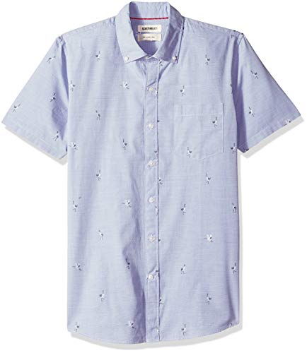 Product Cover Amazon Brand - Goodthreads Men's Slim-Fit Short-Sleeve Dobby Shirt