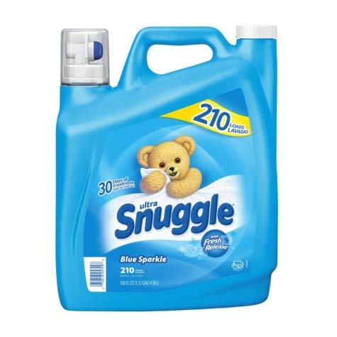 Product Cover Snuggle Blue Sparkle Fabric Softener (168 oz., 210 loads) - (Original from manufacturer - Bulk Discount available)