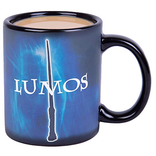 Product Cover Harry Potter Lumos / Nox Heat Reveal Ceramic Coffee Mug - Magic Spells Activate with Heat!