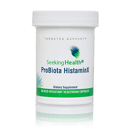 Product Cover Seeking Health | ProBiota HistaminX | Nutrition Probiotic | Vegetarian Probiotic | 10 Billion CFUs per Serving | 60 Probiotic Vegetarian Capsules