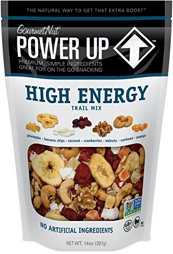 Product Cover Power Up Trail Mix, High Energy Trail Mix, Keto-Friendly, Paleo-Friendly, Non-GMO, Vegan, GlutenFree, No Artificial Ingredients, Gourmet Nut, 14 oz Bag