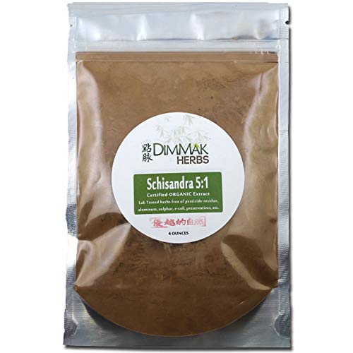 Product Cover Organic Schisandra 5:1 Extract Powder 4oz | Schizandra Berry Nutraceutical Grade Powder / Wu Wei Zi 5:1 Extract Granules Bulk 112g