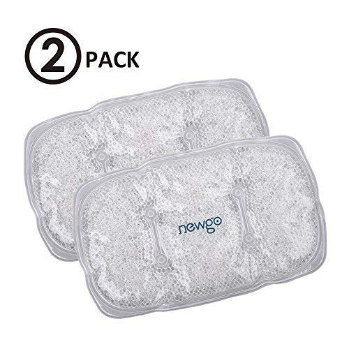 Product Cover NEWGO®Gel Beads Ice Packs for Injuries Reusable Hot Cold Pack for Surgery, Pain Relief (10.43