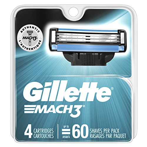 Product Cover Gillette Mach3 Men's Razor Blades, 4 Blade Refills