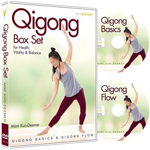 Product Cover Qigong Box Set (2 DVD's, Qigong Basics & Qigong Flow) with Mimi Kuo-Deemer