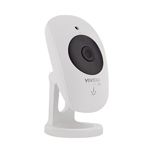 Product Cover Vivitar IPC113-WHT Wide Angle 1080p HD Wi-Fi Smart Home Camera with Motion Detection, Night Vision, Cloud Backup, Two-Way Audio, Child and Pet Monitor, iOS and Android App for Home Or Office Use