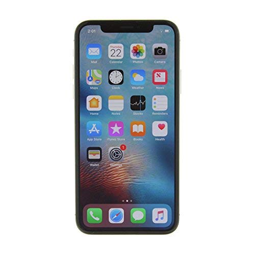 Product Cover Apple iPhone X, 64GB, Silver - for AT&T/T-Mobile (Renewed)