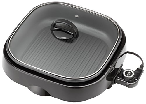 Product Cover Aroma Housewares ASP-218B 3-in-1 Grillet Indoor Grill, 4-Quart, Black
