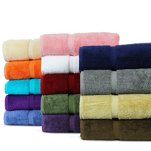 Product Cover BC BARE COTTON Luxury Hotel & Spa Towel Turkish Cotton Washcloths - Mix Color - Dobby Border - Set of 12