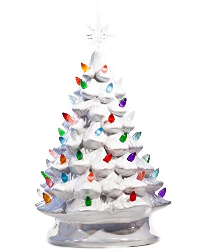Product Cover ReLive Christmas is Forever Lighted Tabletop Ceramic Tree - 14.5