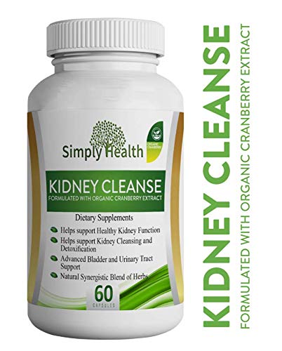 Product Cover Best Kidney Health Supplement. Premium Kidney Formula with Organic Cranberry Extract, Supports Healthy Kidneys, Bladder and Urinary Tract and Safe Detox