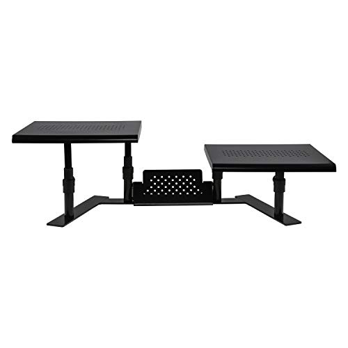 Product Cover Allsop Metal Art ErgoTwin Height Adjustable Dual Monitor Stand (31883)