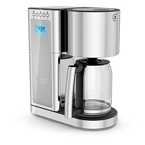 Product Cover Russell Hobbs Glass Series 8-Cup Coffeemaker, Silver & Stainless Steel, CM8100GYR