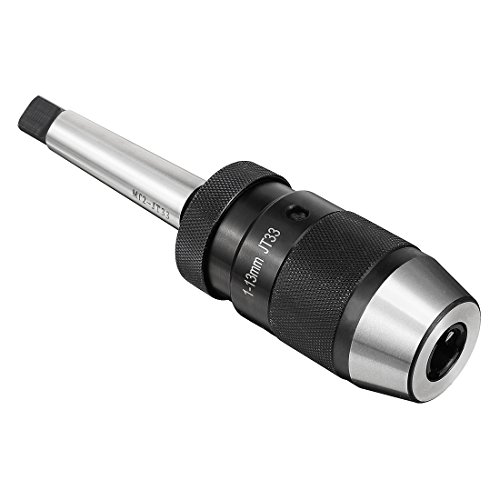 Product Cover uxcell 1/2 Inch Keyless Drill Chuck with MT2 Morse Taper Arbor JT33 Mount