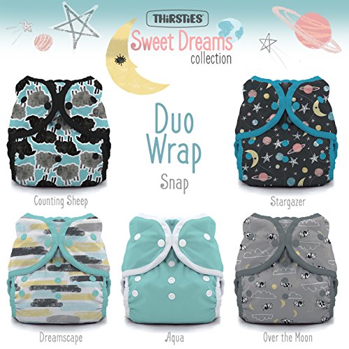 Product Cover Thirsties Package, Snap Duo Wrap, Sweet Dreams Size 1