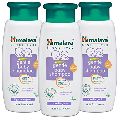Product Cover Himalaya Gentle Baby Shampoo, Free from SLS, Parabens & Synthetic Colors 13.53oz/400ml (3 PACK)