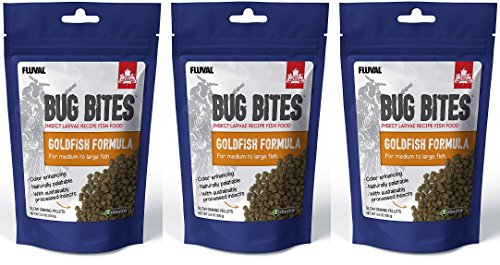 Product Cover Fluval (3 Pack) Bug Bites Goldfish Formula for Medium to Large Fish