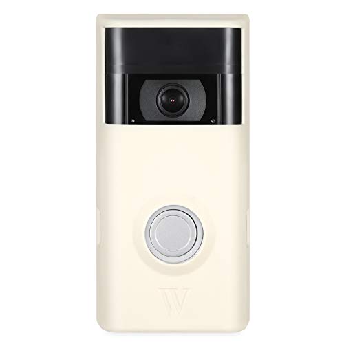 Product Cover Colorful & Protective Silicone Skins for Ring Video Doorbell 2 - Protect and Camouflage Your Ring Video Doorbell 2 with These UV Light- and Weather-Resistant Silicone Skins (Beige)