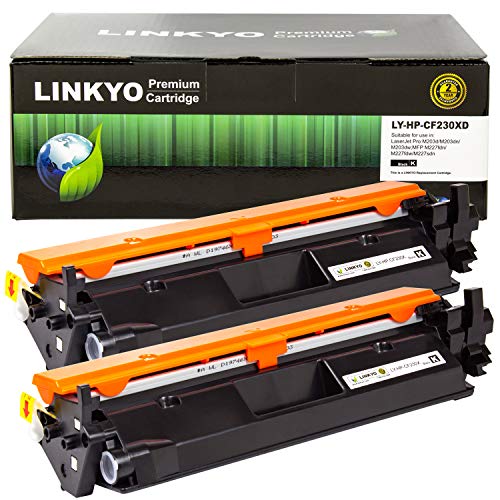 Product Cover LINKYO Compatible Toner Cartridge Replacement for HP 30X CF230X (Black, High Yield, 2-Pack)