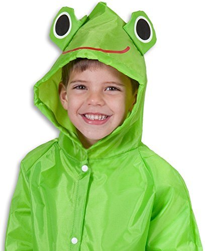 Product Cover Cloudnine Children's Froggy Raincoat, for ages 5-12 One size fits all (2 Pack)