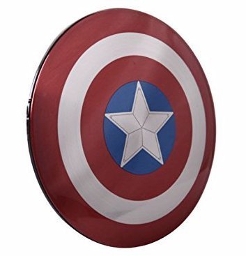 Product Cover Marvel Avengers Captain America Shield 6800mAh External Battery Portable Charger Backup Pack Power Bank for iPhone 7 7 Plus 6 6S Plus 5S 5C SE 4S Android Windows LG HTC