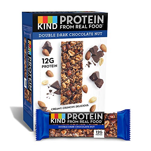 Product Cover KIND Protein Bars, Double Dark Chocolate Nut, Gluten Free, 12g Protein,1.76 Ounce (12 Count (Pack of 1))