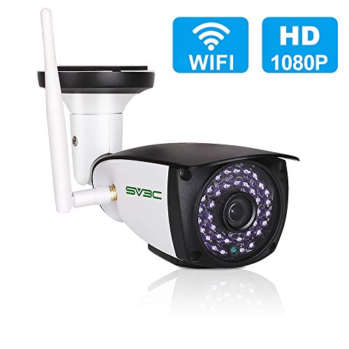 Product Cover [Updated Version] WiFi Camera Outdoor, SV3C 1080P HD Two Way Audio Security Camera, Motion Detection CCTV, IR LED Night Vision Surveillance IP Cameras for Indoor Outdoor, Support Max 128GB SD Card