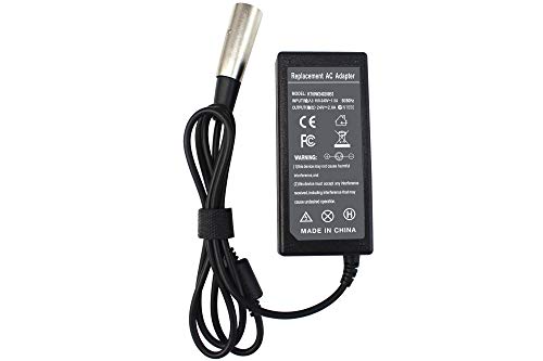Product Cover Gomarty 24V 2A Electric Scooter Battery Charger with XLR connector for Ezip Mountain Trailz Schwinn S150 S180 S200 S250 S400 S500 S750 X-CEL Zone 5; Fits:IZIP CHOPPER I250 I300 I500 RAZOR E100 E125